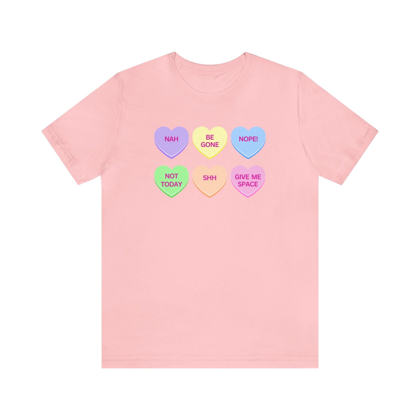 Funny Conversation Heart Unisex Jersey Short Sleeve Tee