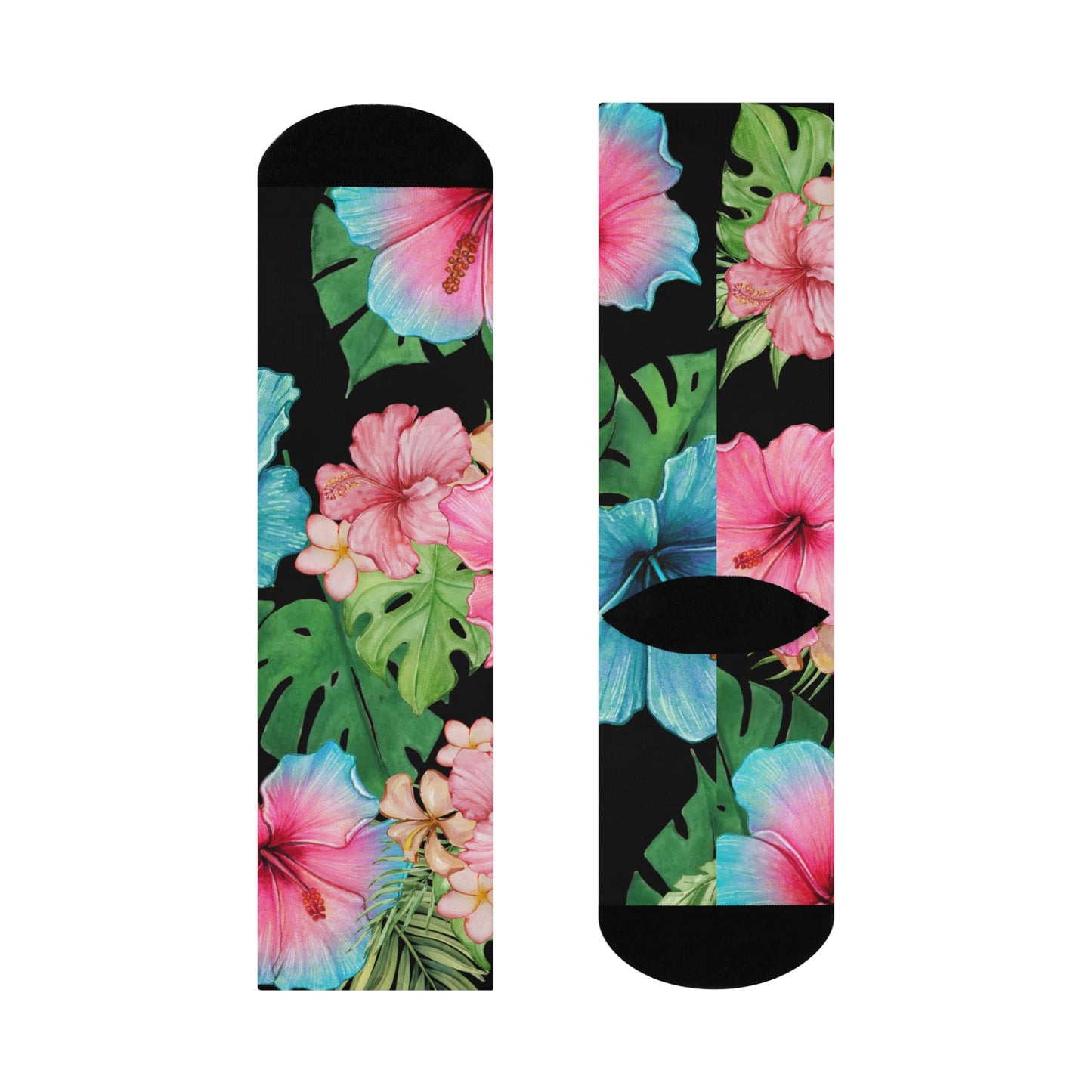 Tropical Cushioned Crew Socks