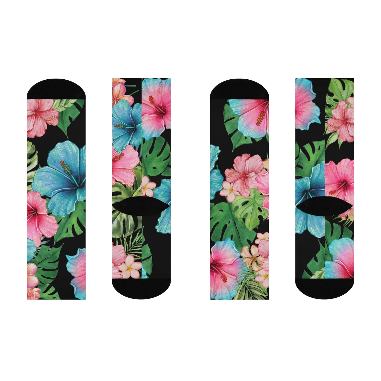 Tropical Cushioned Crew Socks