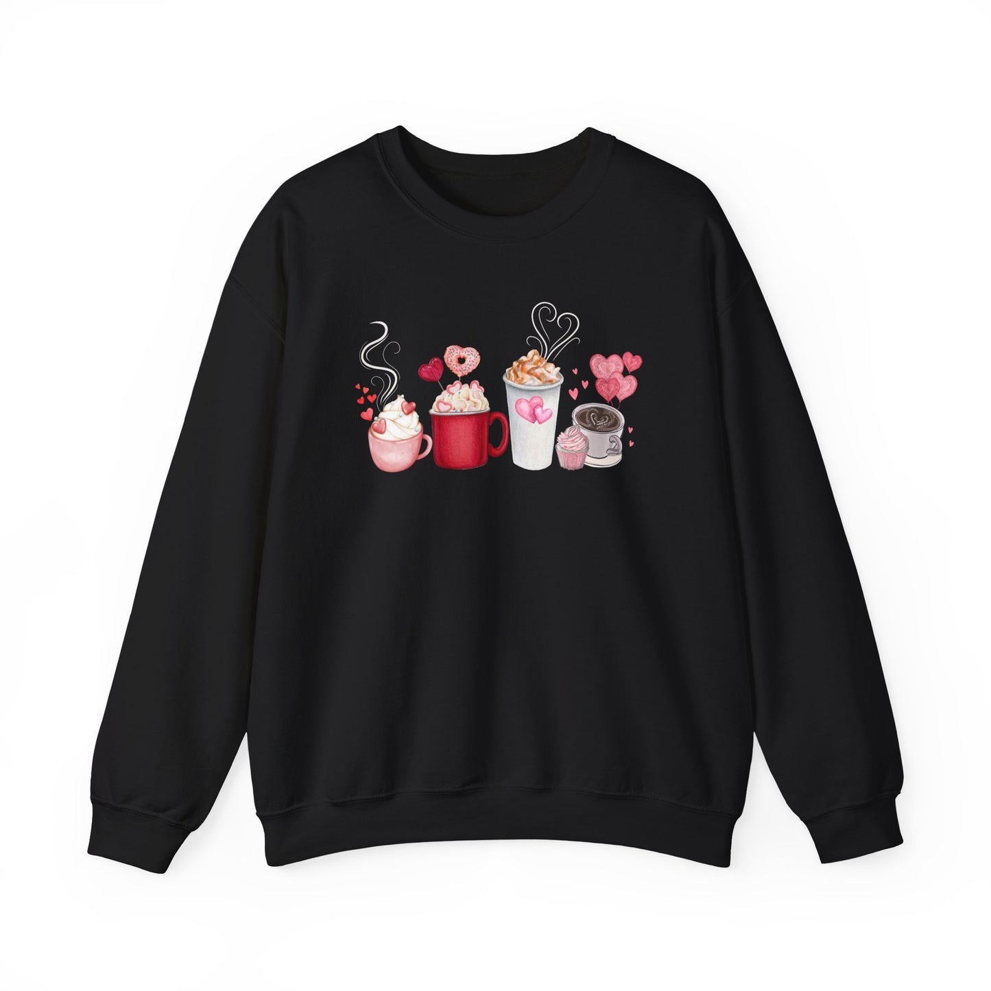 Valentines Coffee Crewneck Sweatshirt