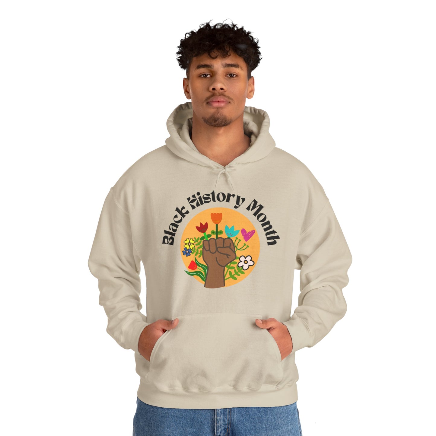 BHM Fist & Flowers Hooded Sweatshirt