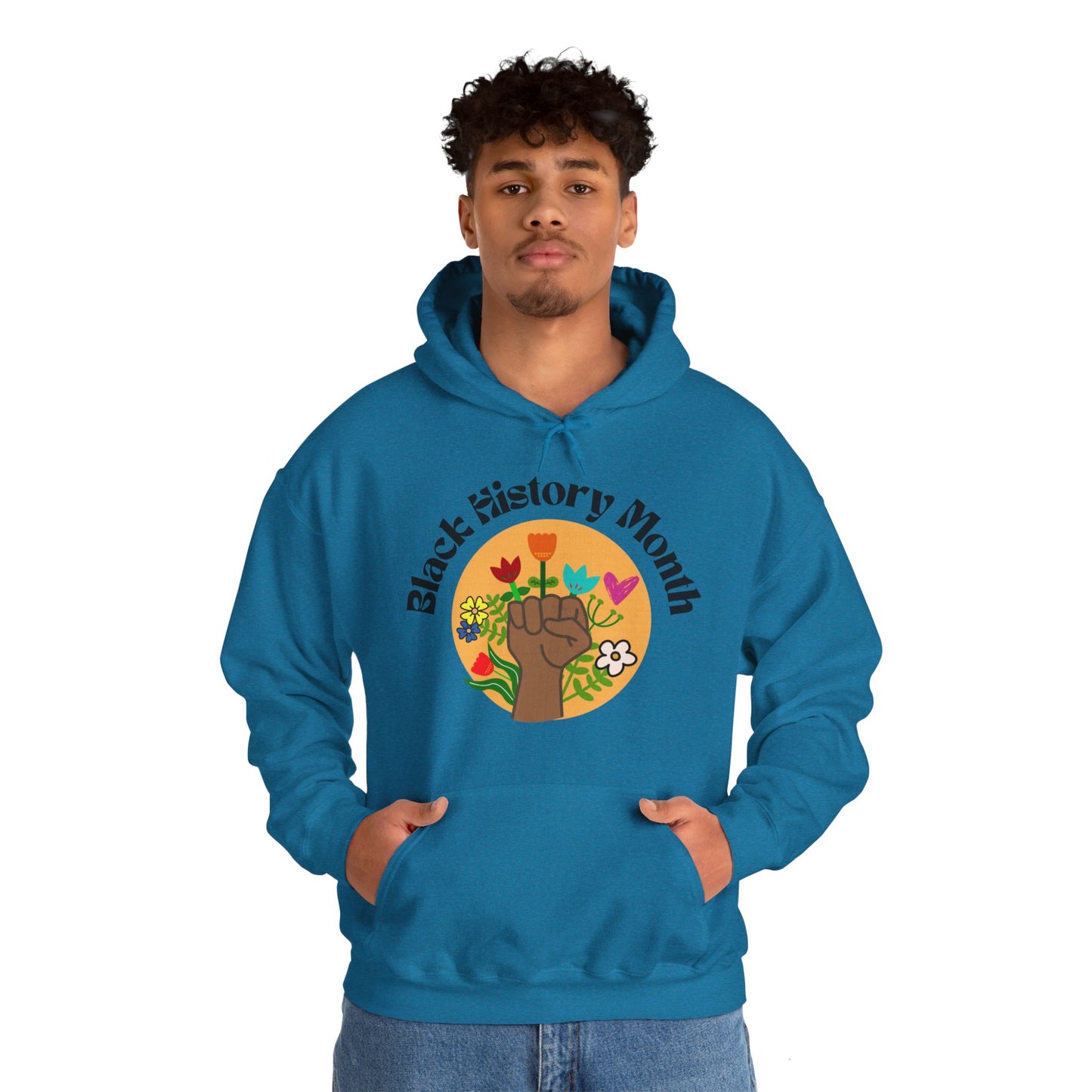 BHM Fist & Flowers Hooded Sweatshirt