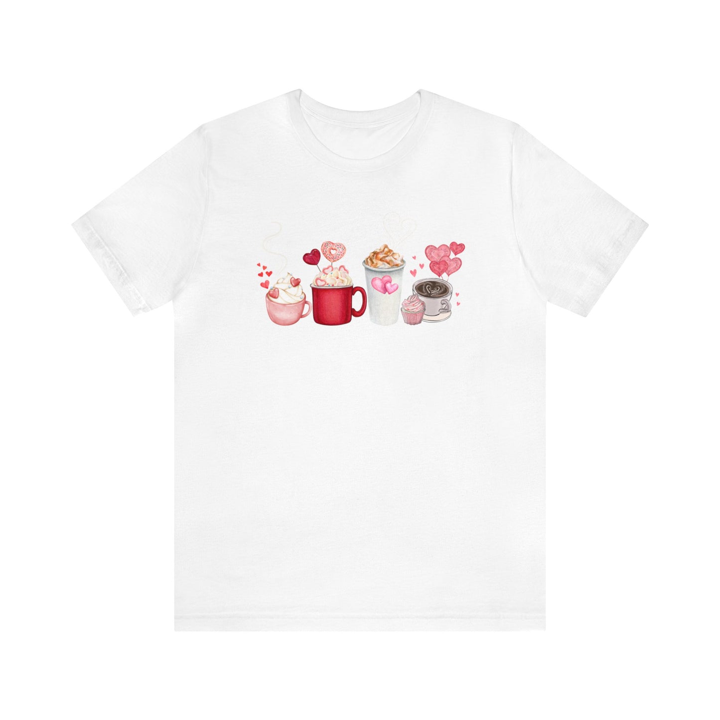 Valentines Coffee Unisex Short Sleeve Tee