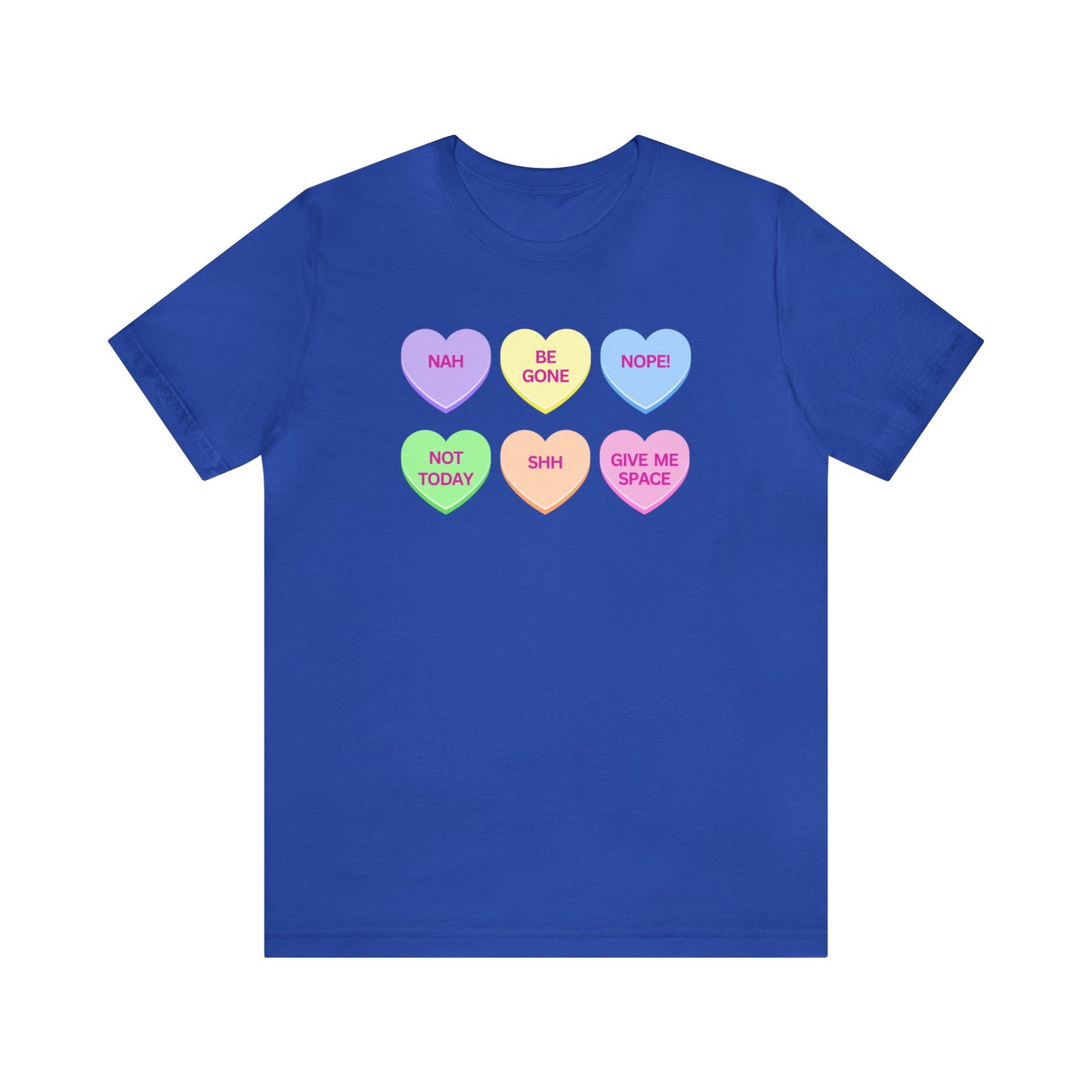 Funny Conversation Heart Unisex Jersey Short Sleeve Tee