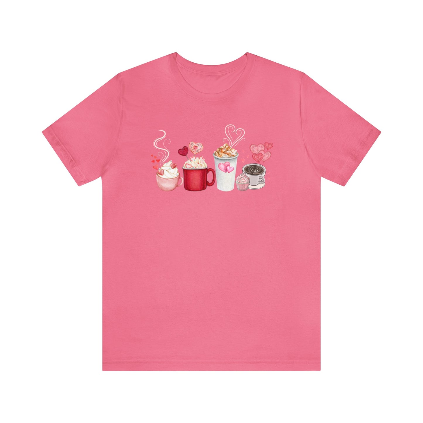 Valentines Coffee Unisex Short Sleeve Tee