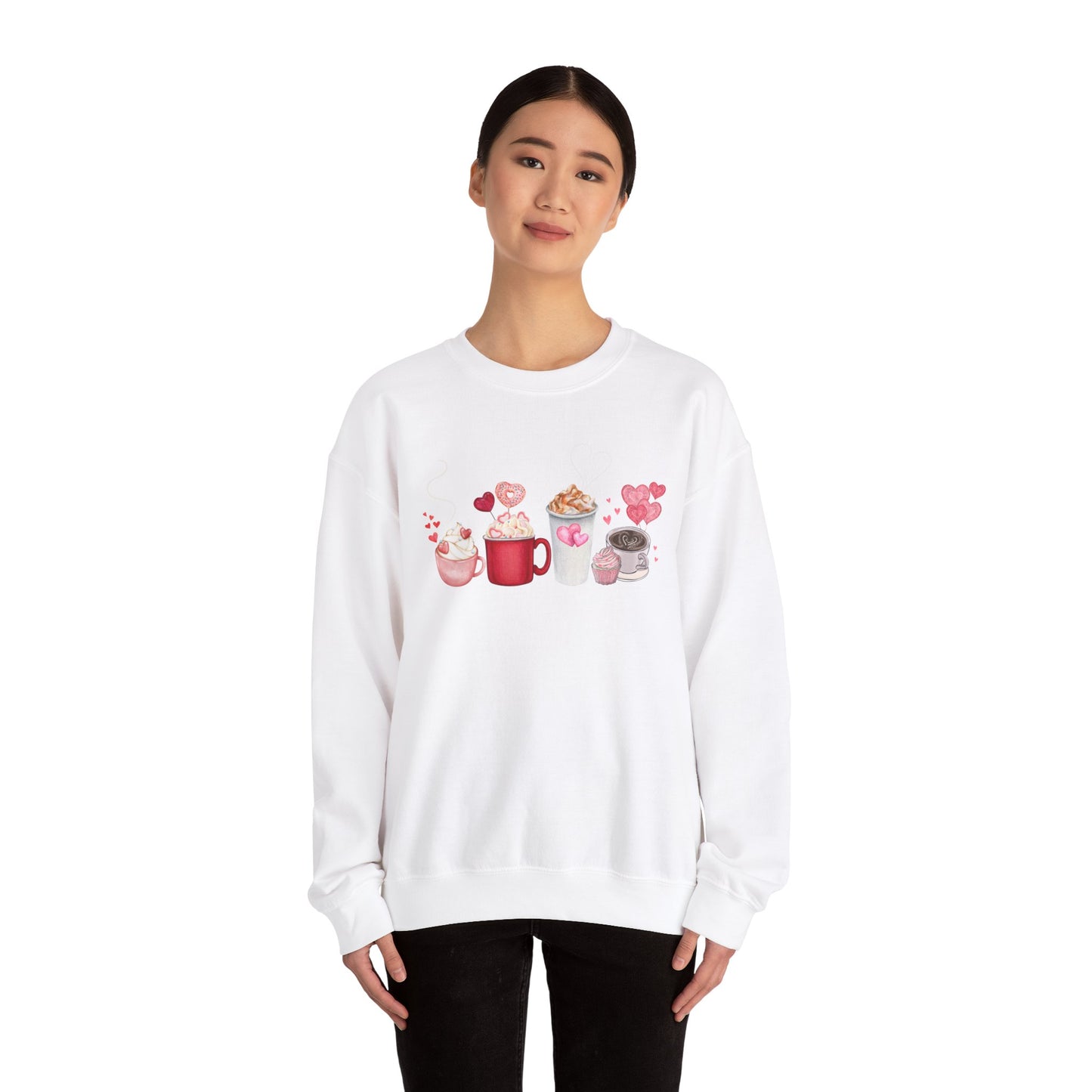 Valentines Coffee Crewneck Sweatshirt