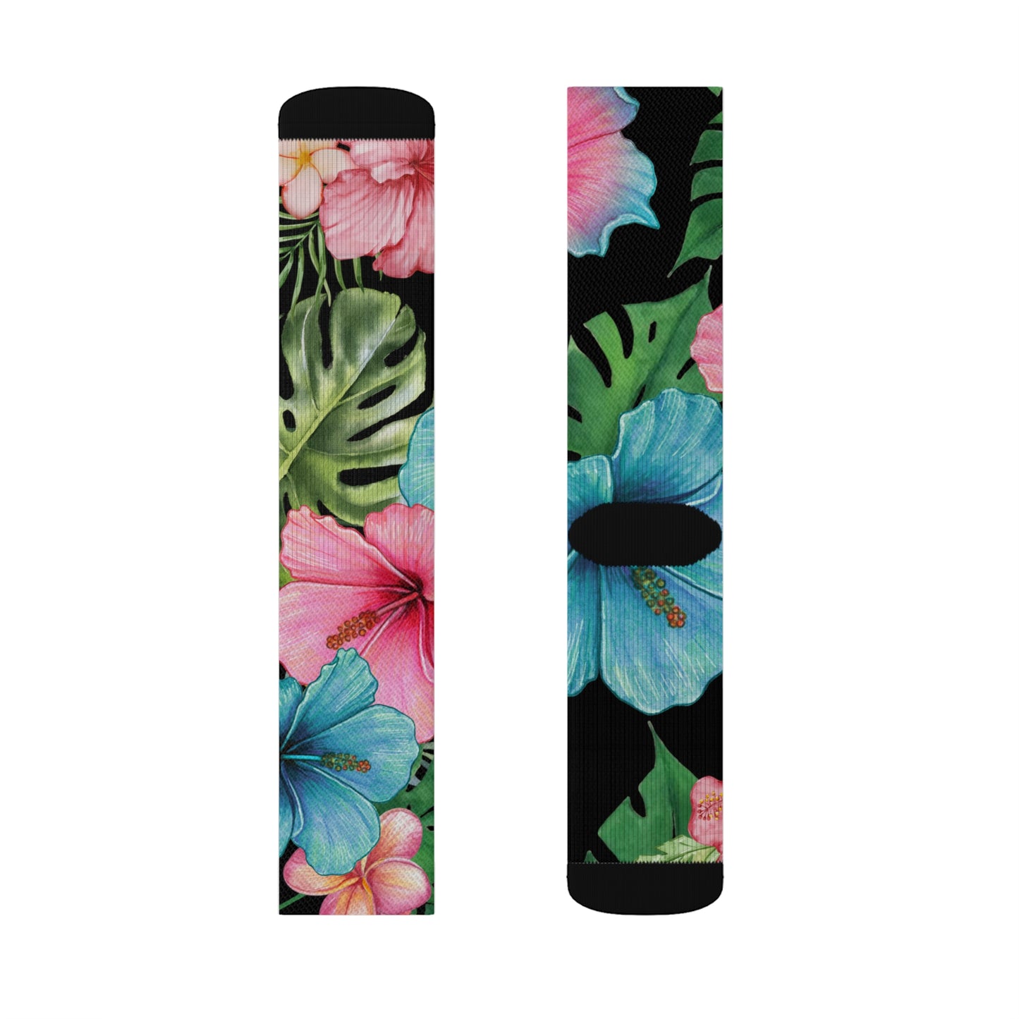 Hibiscus Sublimation Socks