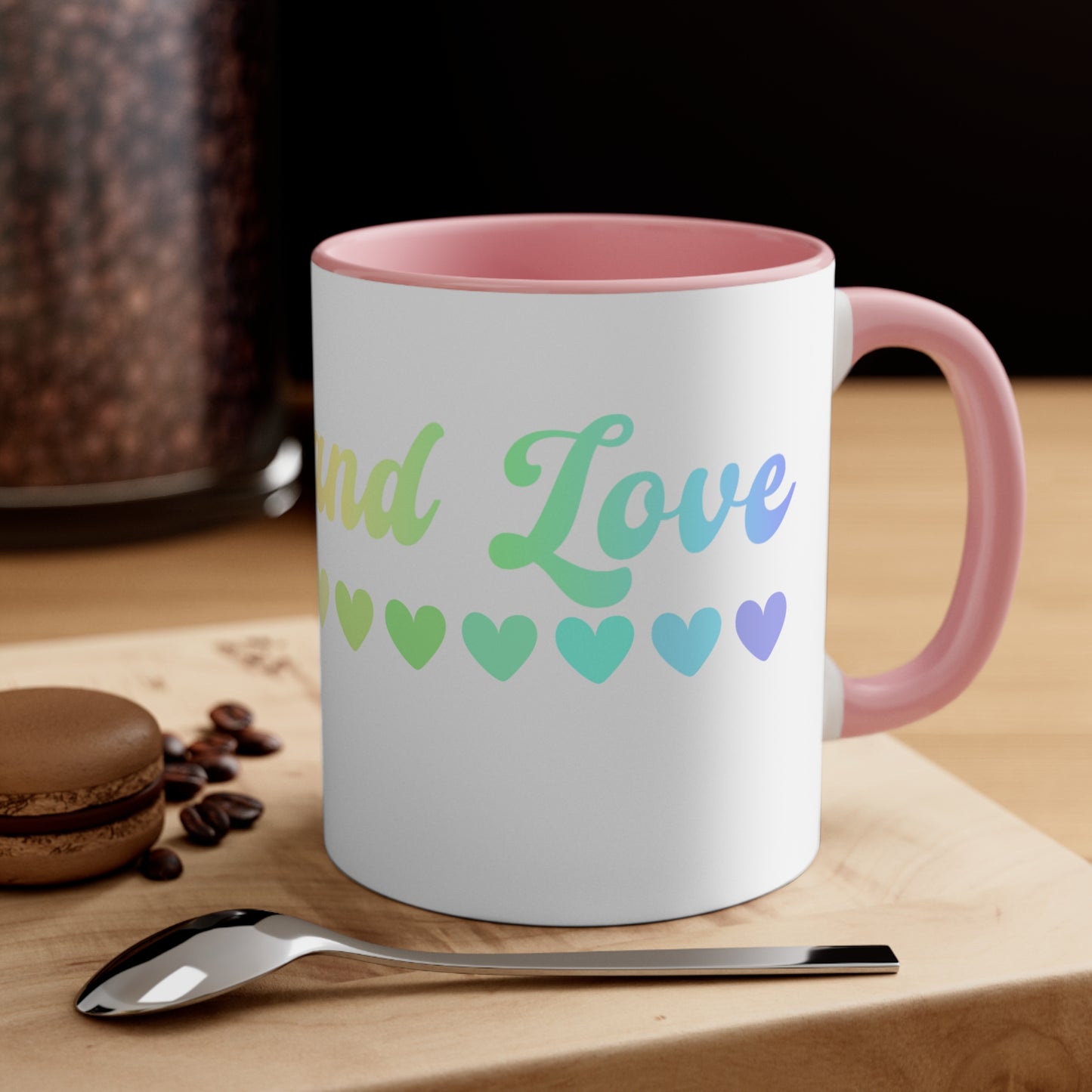 Peace and Love Coffee Mug, 11oz