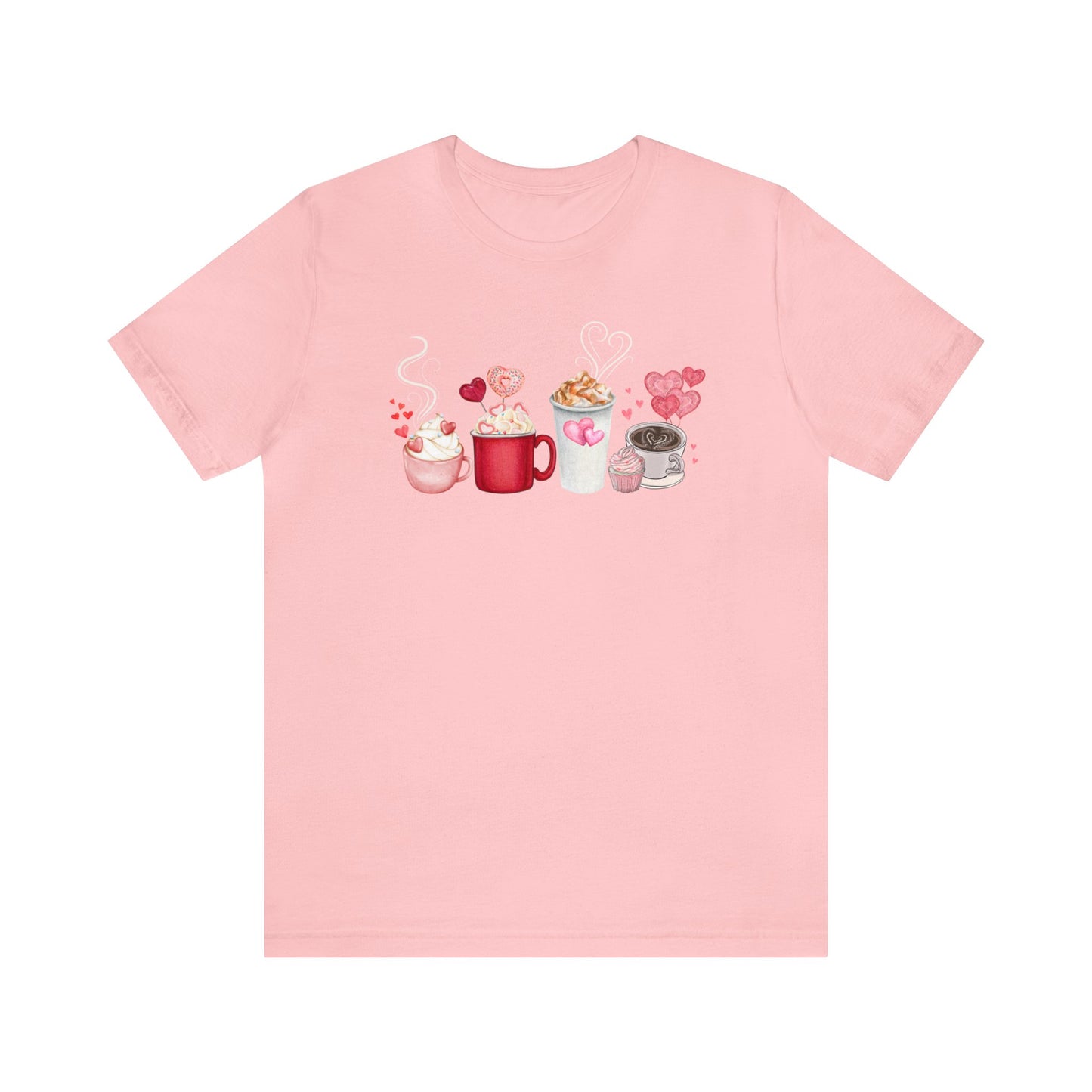 Valentines Coffee Unisex Short Sleeve Tee