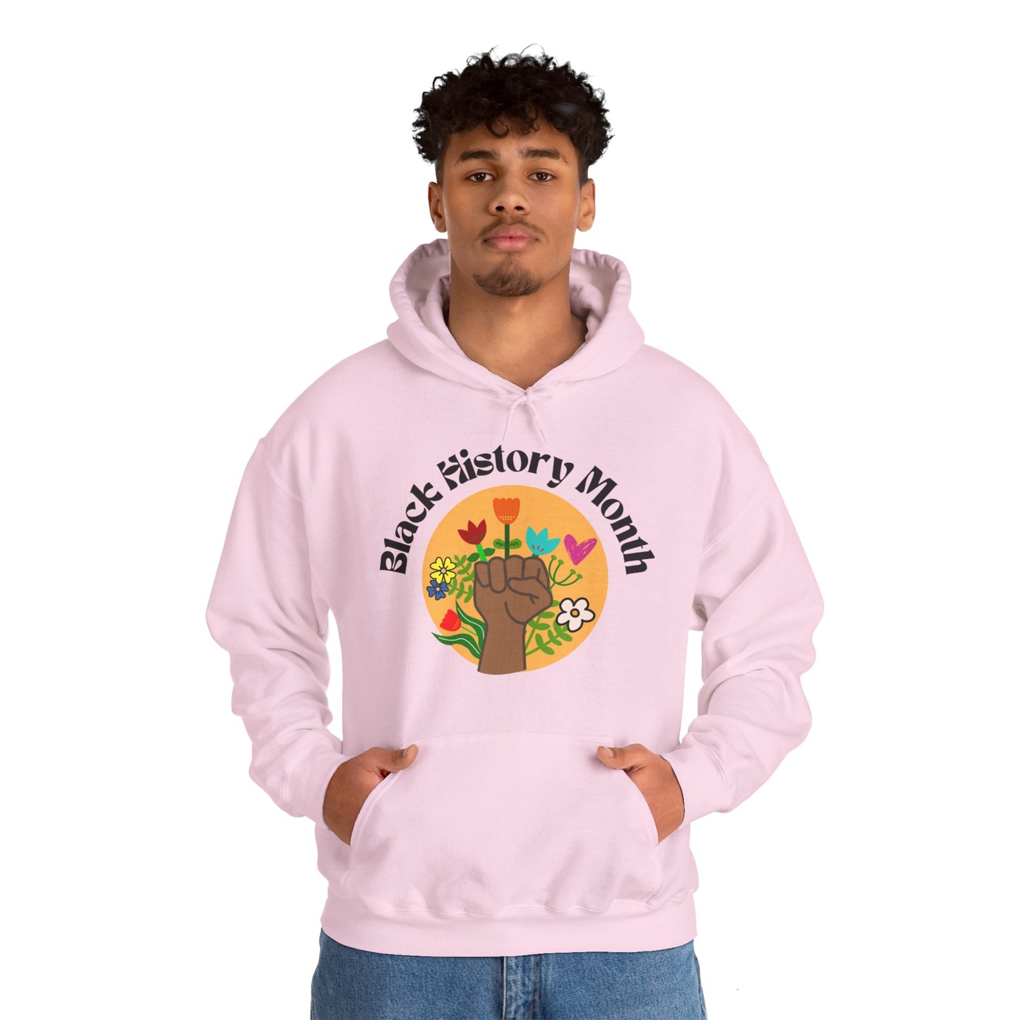 BHM Fist & Flowers Hooded Sweatshirt