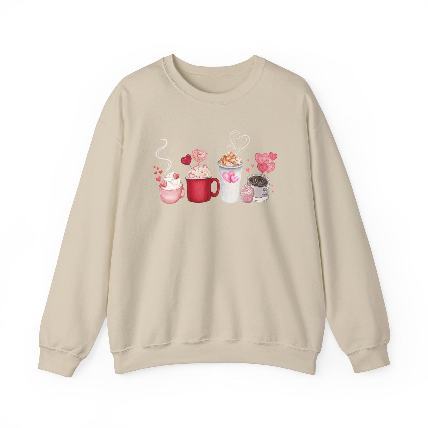 Valentines Coffee Crewneck Sweatshirt