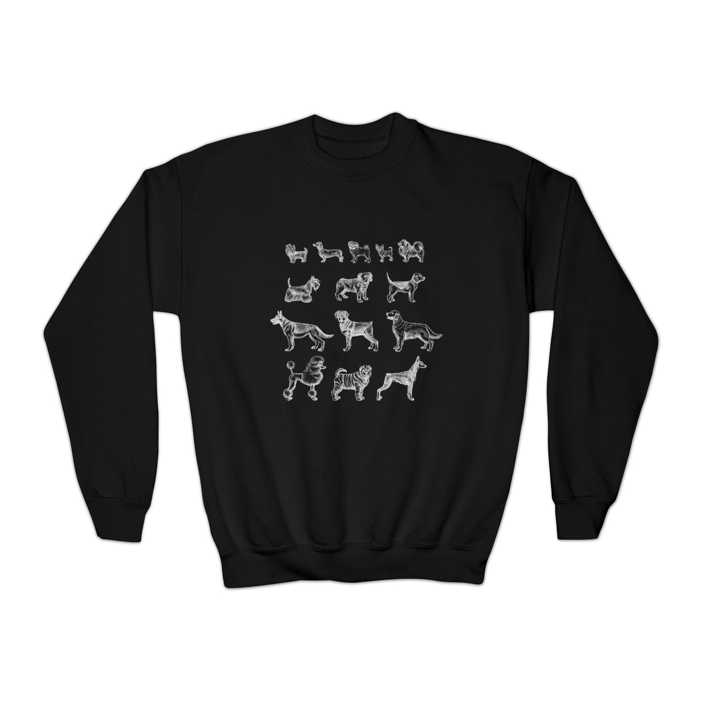 All The Dogs Youth Crewneck Sweatshirt