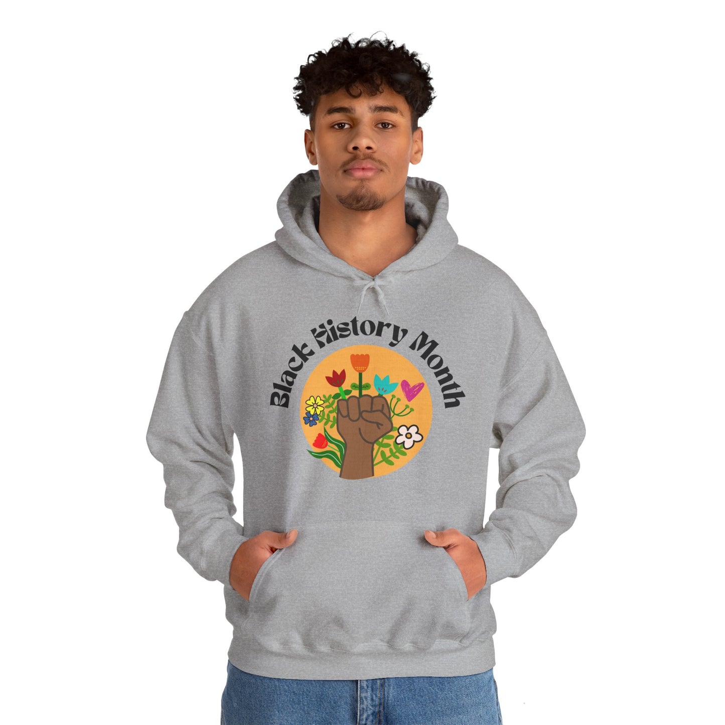 BHM Fist & Flowers Hooded Sweatshirt