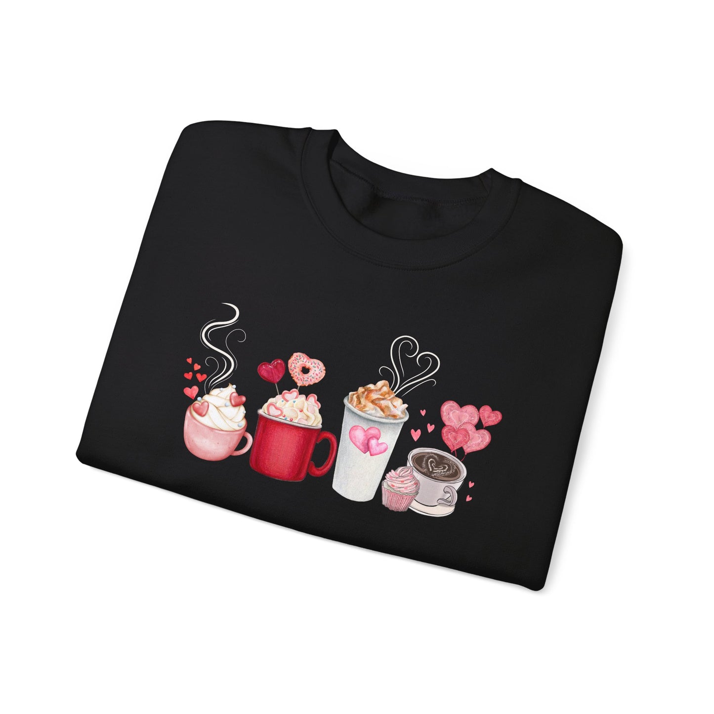 Valentines Coffee Crewneck Sweatshirt