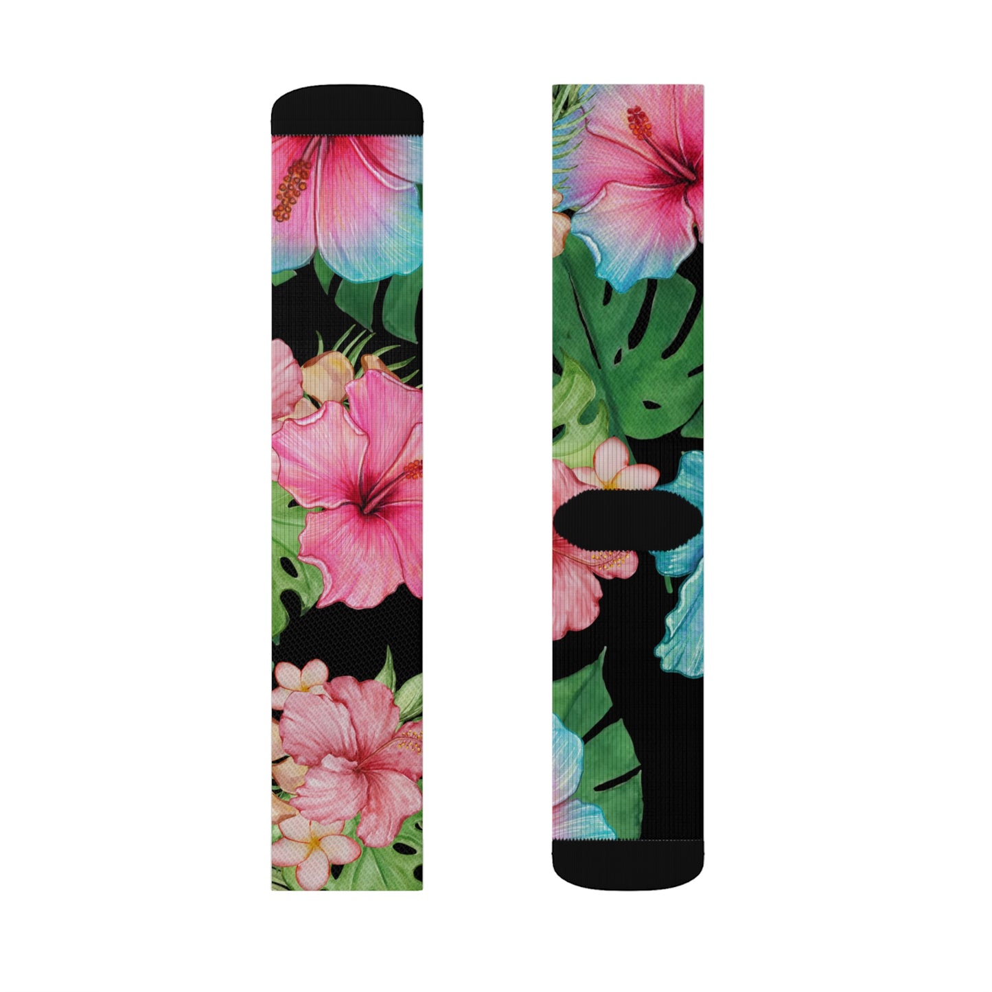 Hibiscus Sublimation Socks