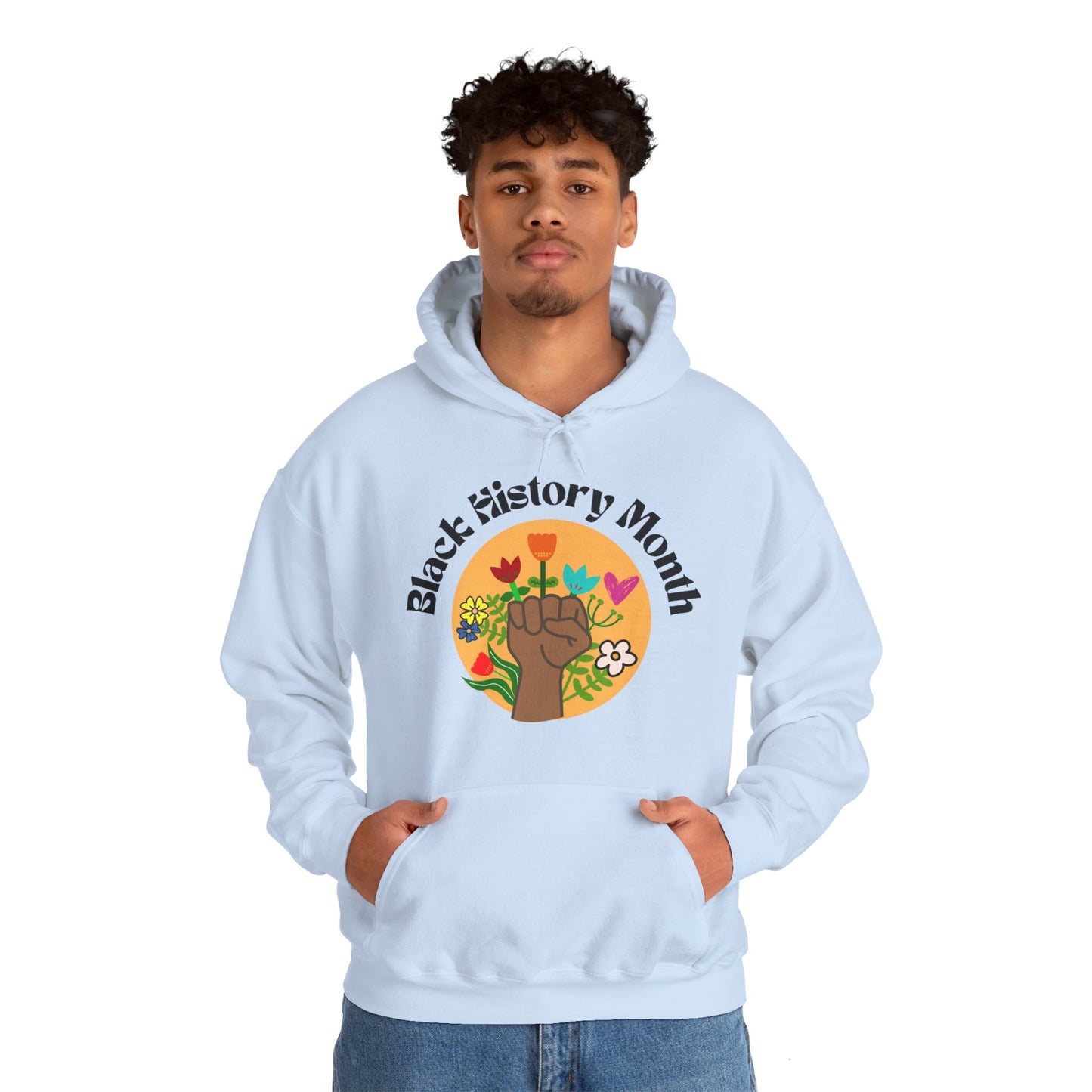 BHM Fist & Flowers Hooded Sweatshirt