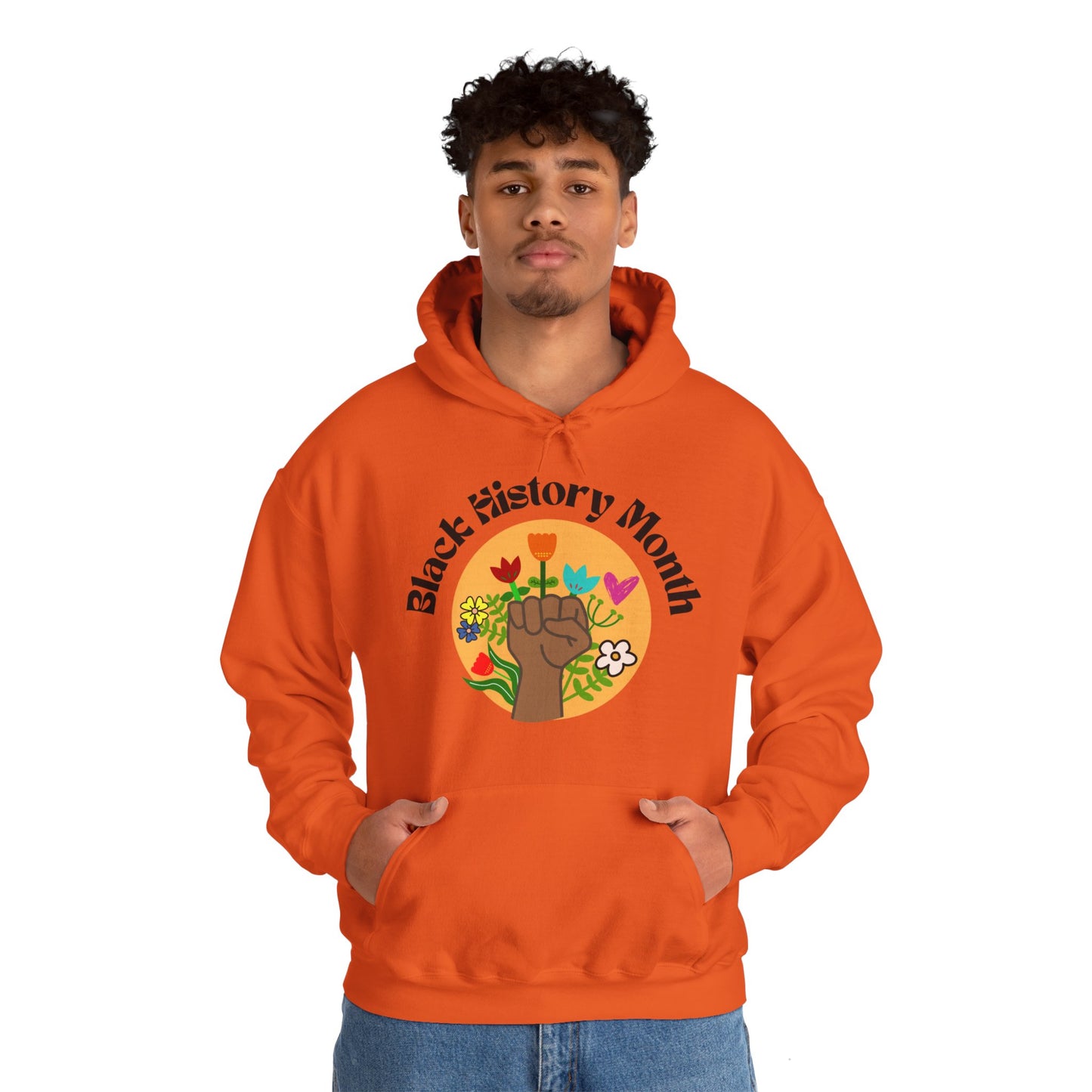 BHM Fist & Flowers Hooded Sweatshirt