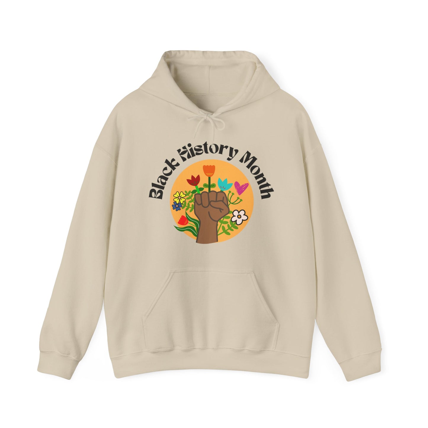 BHM Fist & Flowers Hooded Sweatshirt