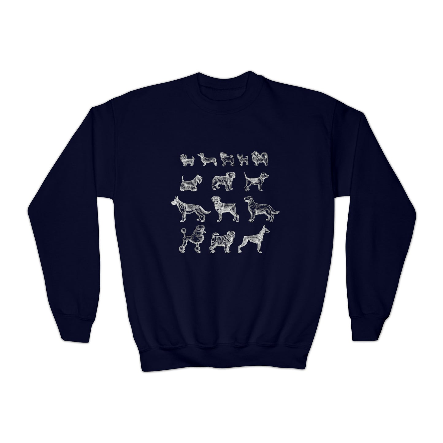 All The Dogs Youth Crewneck Sweatshirt