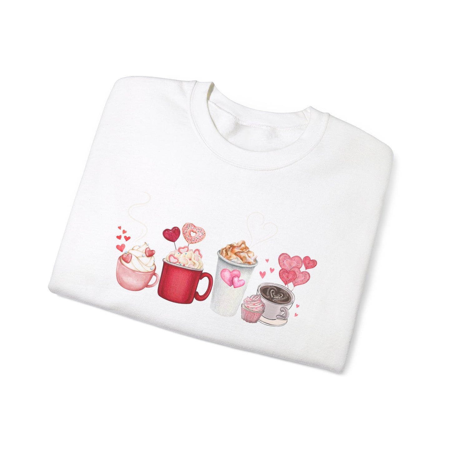 Valentines Coffee Crewneck Sweatshirt