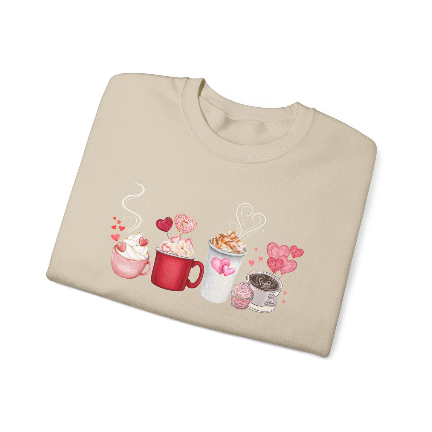 Valentines Coffee Crewneck Sweatshirt