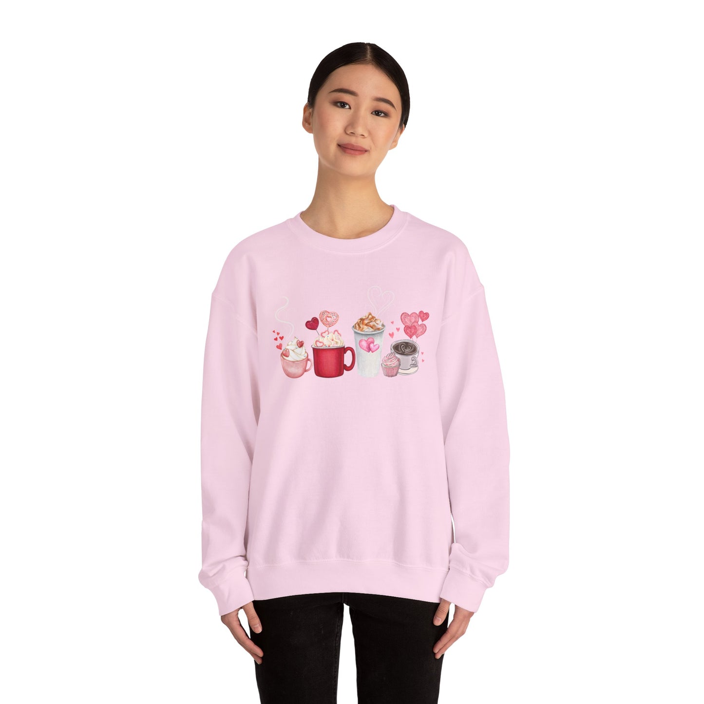 Valentines Coffee Crewneck Sweatshirt