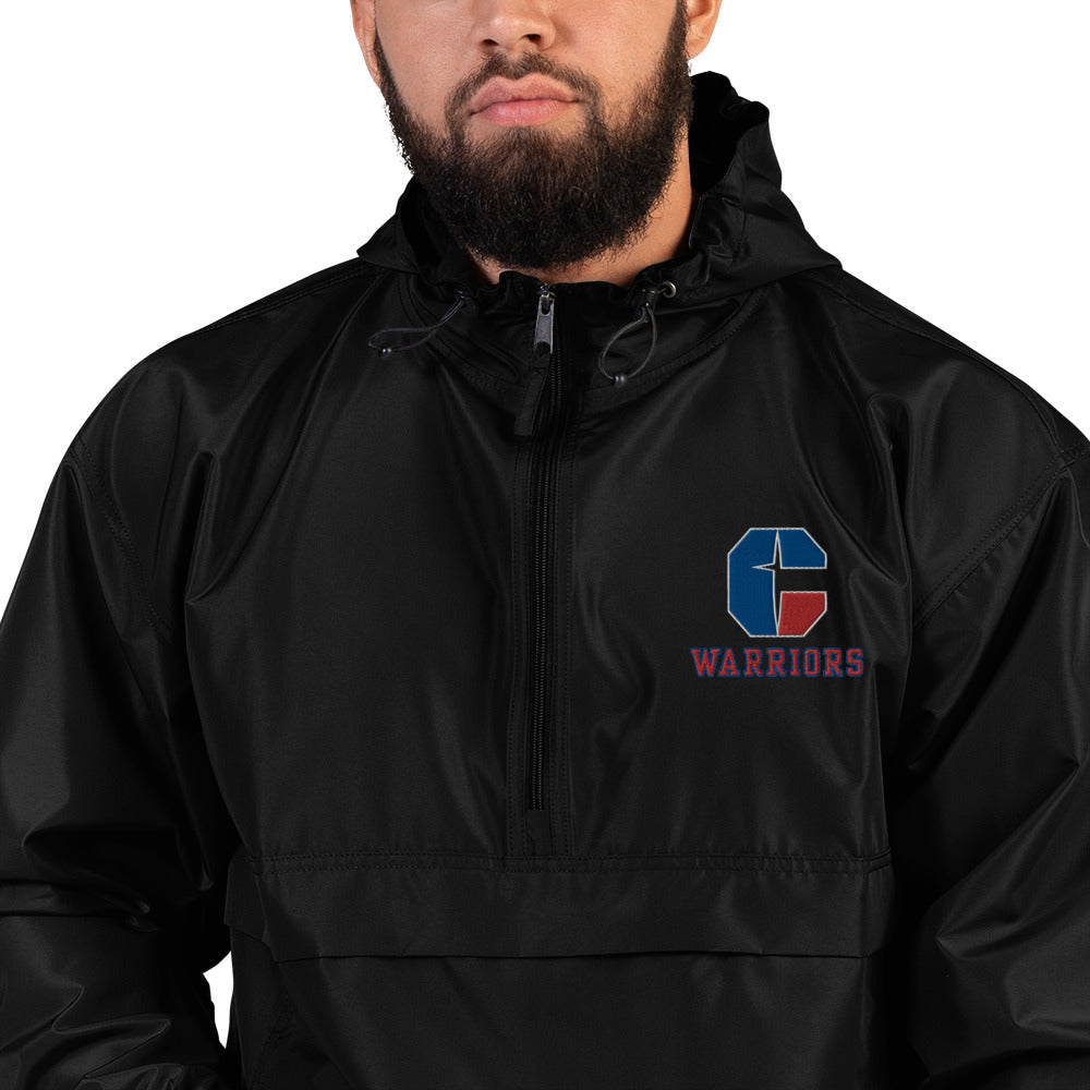 Embroidered Warriors Champion Packable Jacket