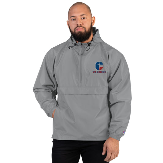 Embroidered Warriors Champion Packable Jacket