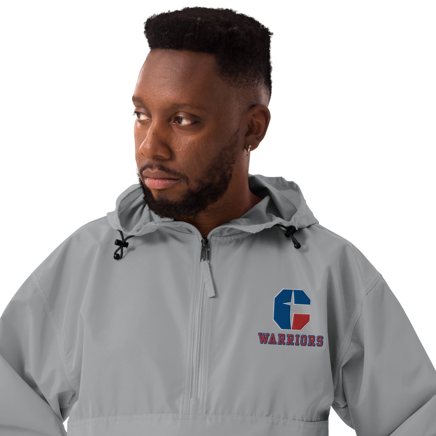 Embroidered Warriors Champion Packable Jacket