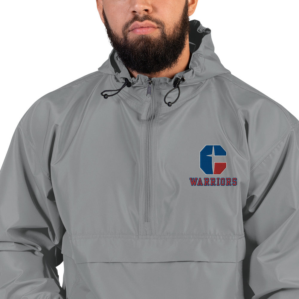 Embroidered Warriors Champion Packable Jacket