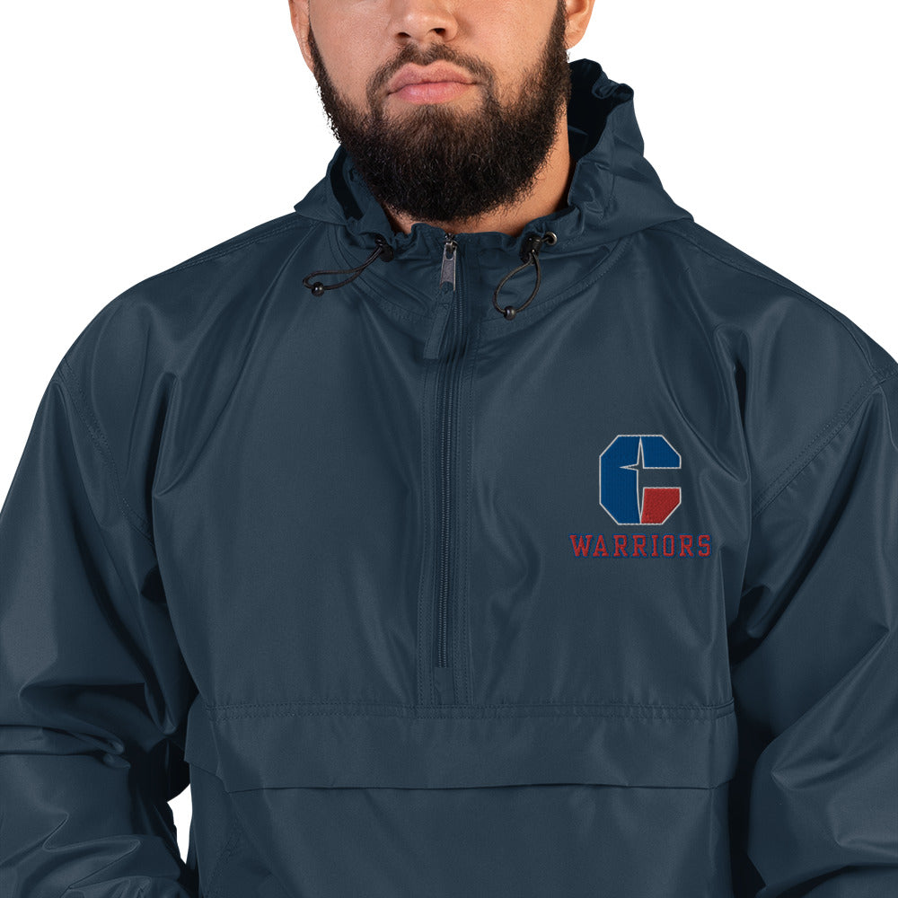 Embroidered Warriors Champion Packable Jacket