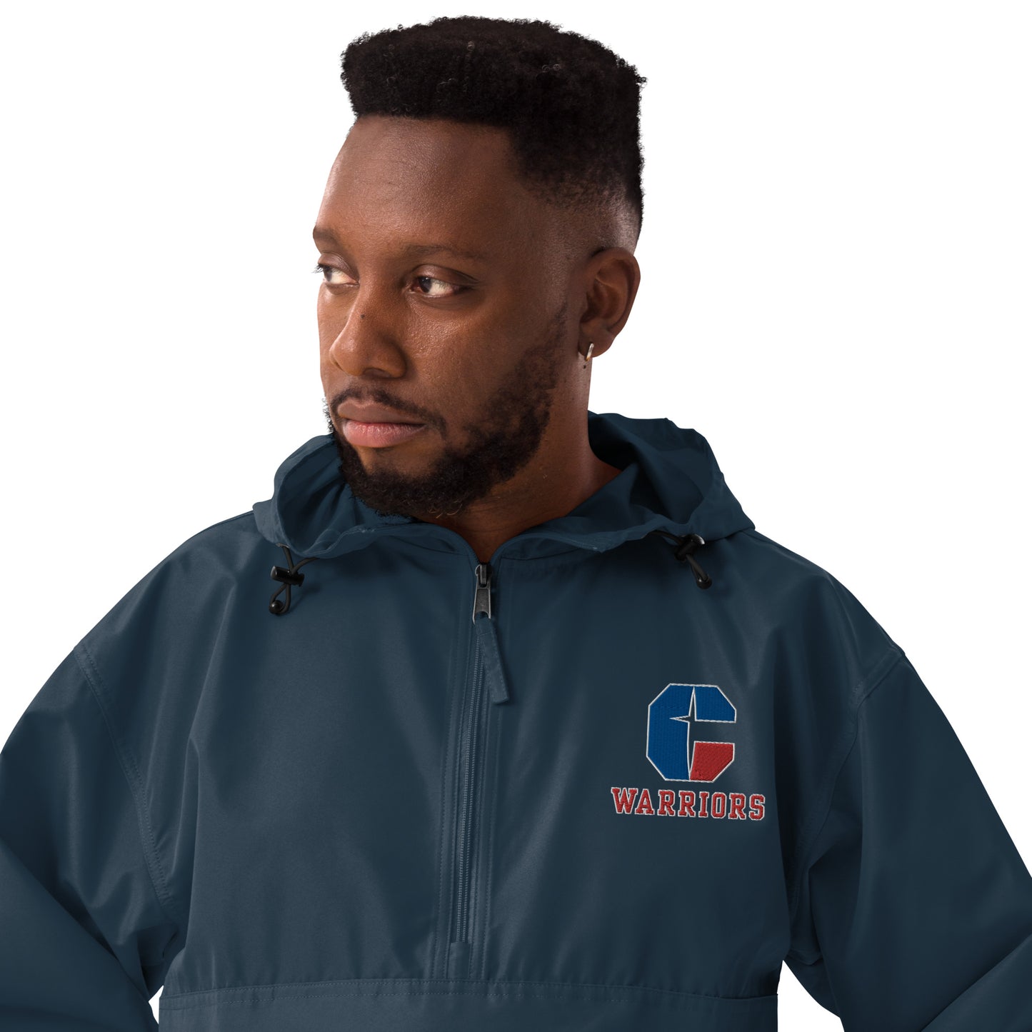 Embroidered Warriors Champion Packable Jacket