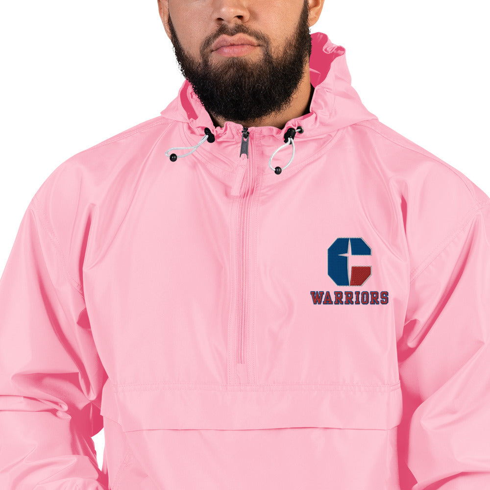 Embroidered Warriors Champion Packable Jacket