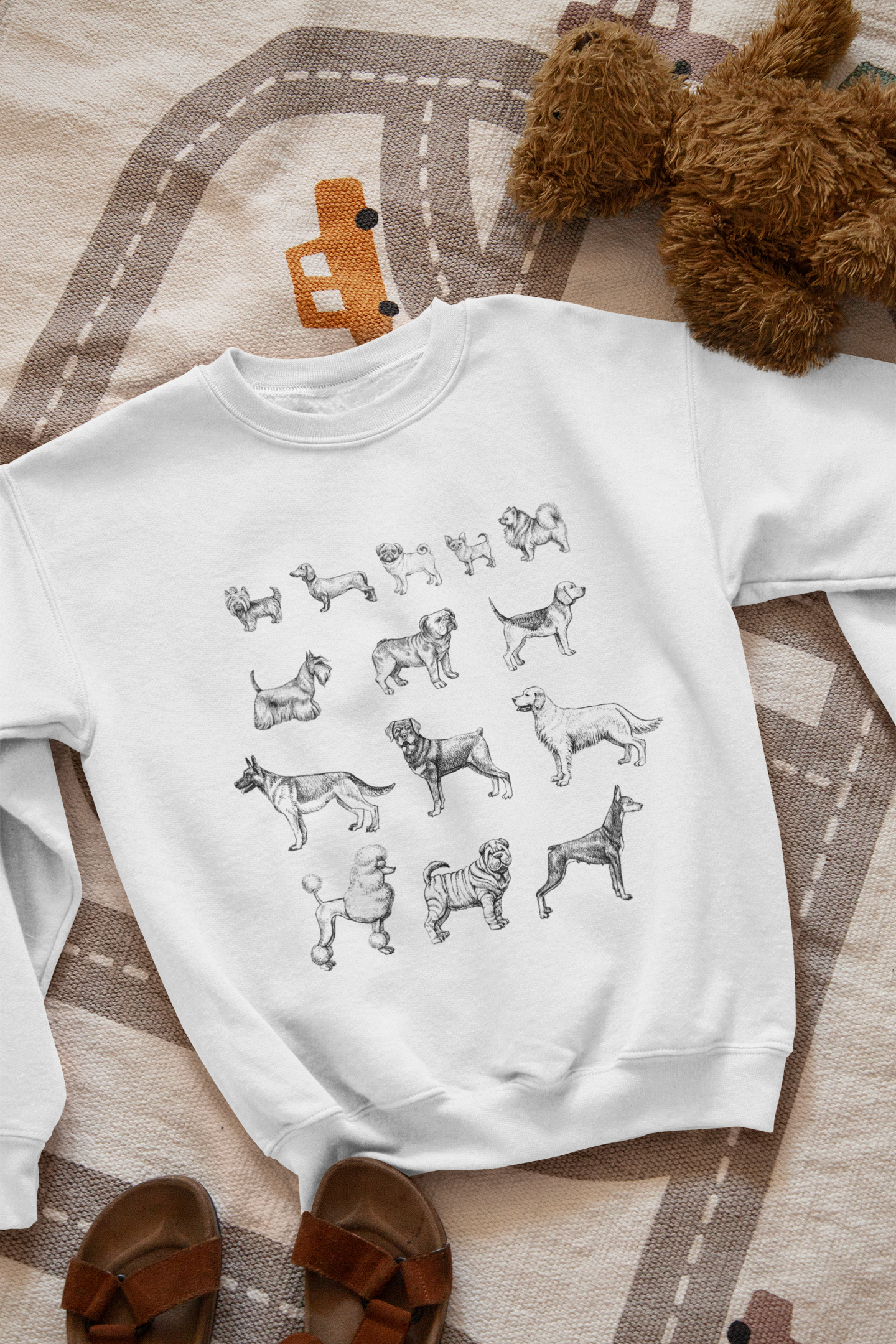 All The Dogs Youth Crewneck Sweatshirt