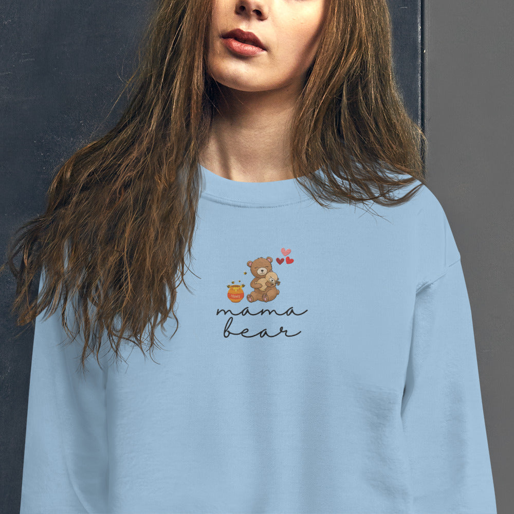 Mama Bear Embroidered Sweatshirt