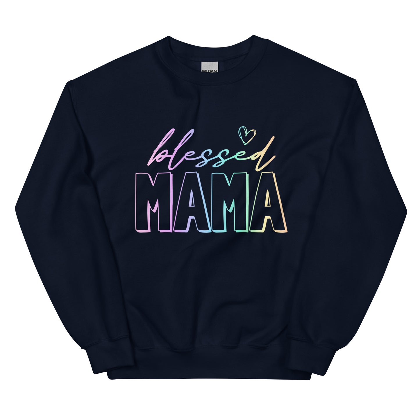 Blessed Mama Rainbow Sweatshirt