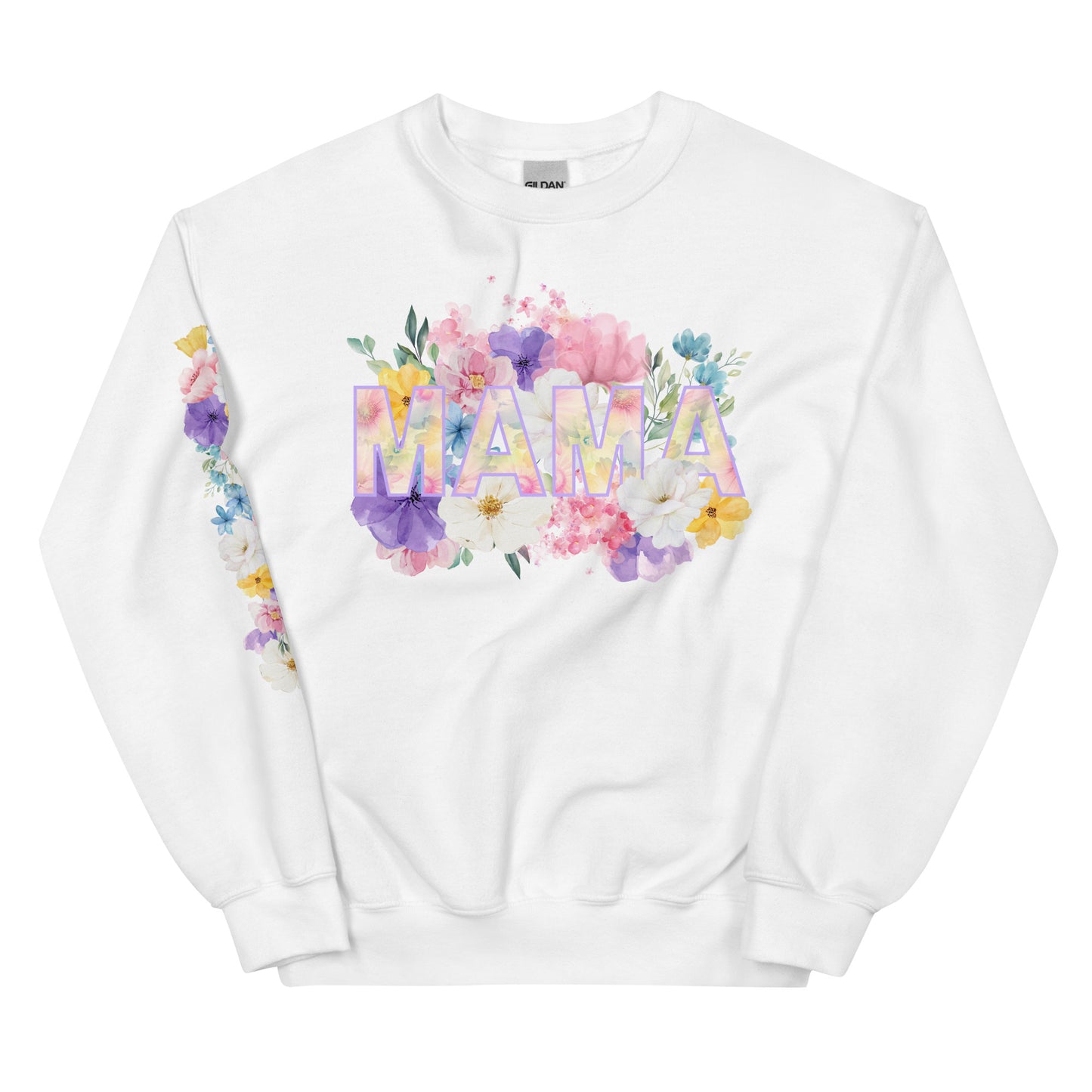 MAMA Floral Sweatshirt