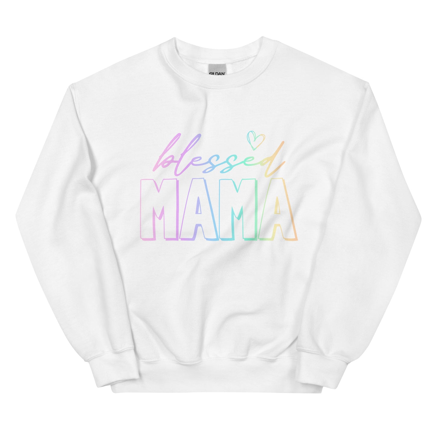 Blessed Mama Rainbow Sweatshirt