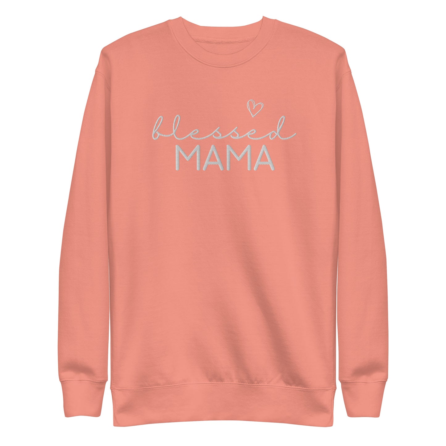 Blessed Mama Embroidered Sweatshirt