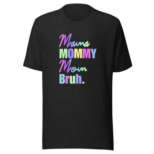 Rainbow Mommy Tee