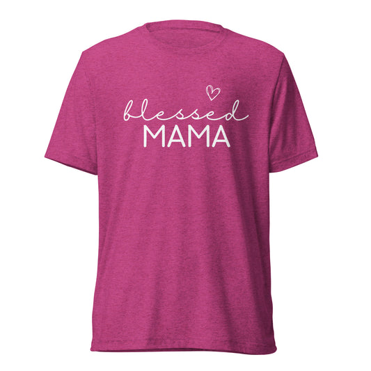 Blessed Mama Tri-Blend Tee